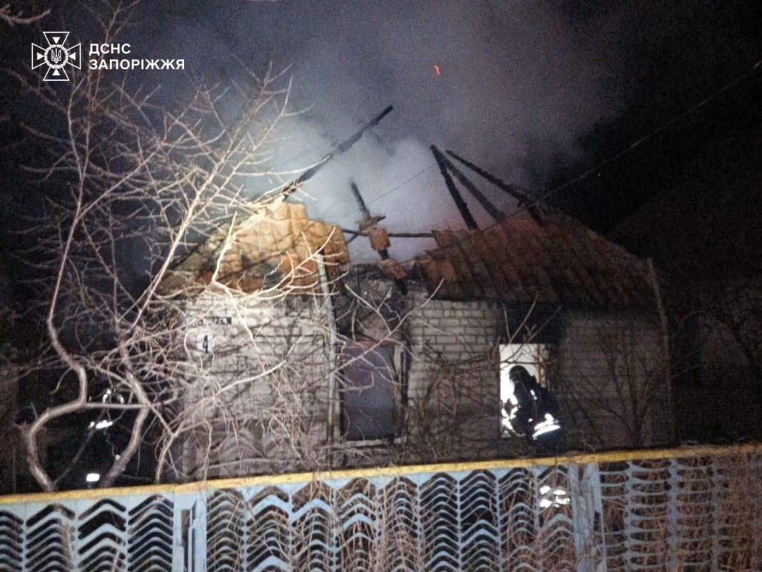 Shelling of Zaporizhzhya district