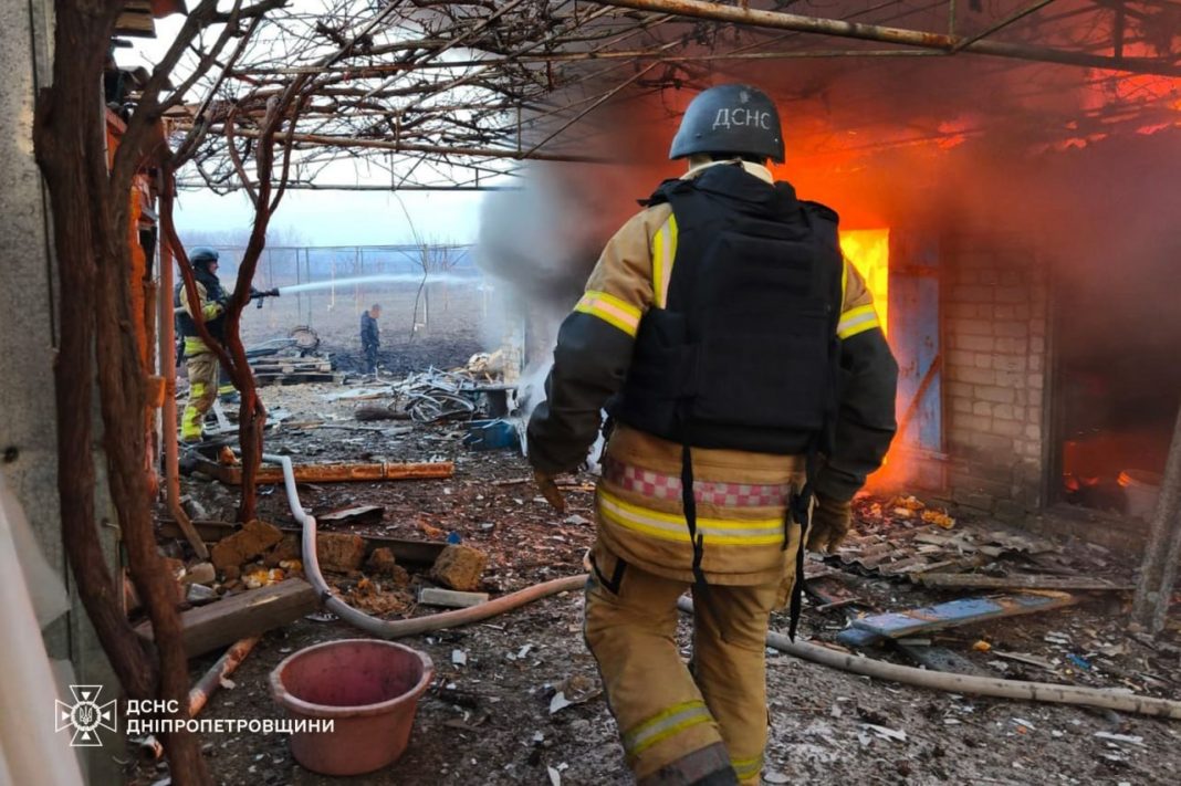 photo_2026-03-15_19-17-21 Зруйнований житловий будинок після обстрілу у Дніпропетровській області