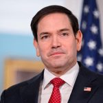 US may reconsider relations with NATO Senator Marco Rubio speaks to journalists in Washington, DC