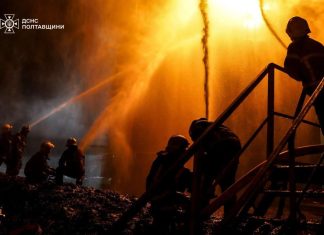 Пошкоджене промислове підприємство після обстрілу на Полтавщині