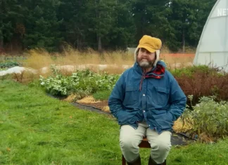 Netflix launches gardening show with Galifianakis Zach Galifianakis in the studio with potted plants during the filming of the show.