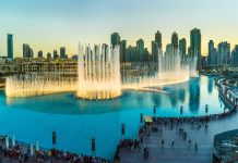 Skyscrapers of Dubai's business district