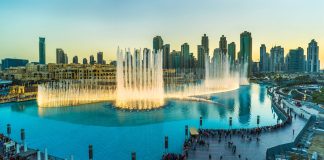 Skyscrapers of Dubai's business district
