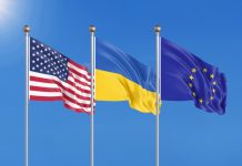 EU and US flags