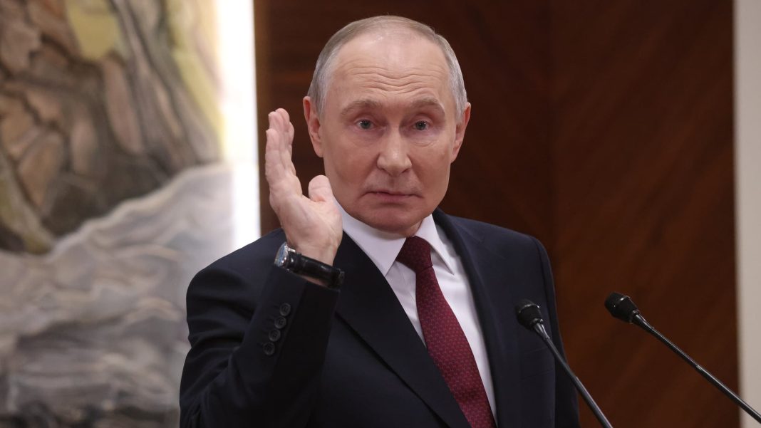 Putin during a speech Vladimir Putin against the backdrop of energy infrastructure