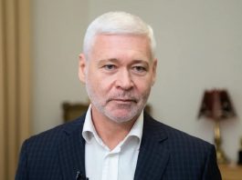 Ігор Терехов виступає на публічному заході