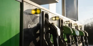 Petrol station column