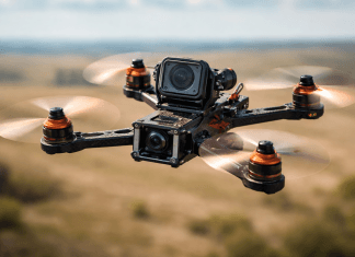 FPV-дрони у війні: як працюють і чому ефективні FPV-дрон у польоті під час бойових дій