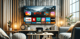 watching TV at home