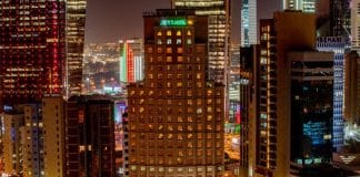 Kuwait at night