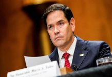 Держсекретар США Марко Рубіо на брифінгу