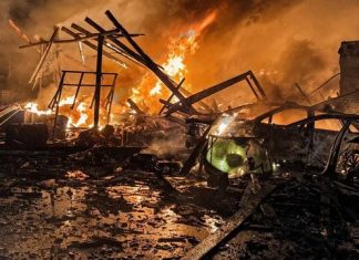 Росіяни вдарили по порту в Ізмаїлі Російська атака на Ізмаїл