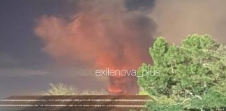 Пожежа після атаки дронів у Твері