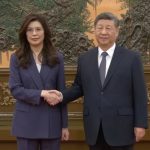 China shows strength amid talks with Taiwan