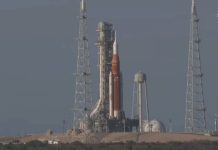 Корабель Orion на старті