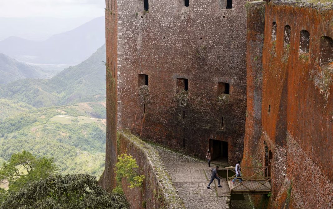 The site of the tragedy near the citadel of Laferriere