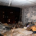 Російський БпЛА влучив у багатоповерхівку Харкова