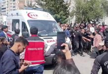 Shooting at a school in Turkey: one dead Police outside Turkish school after shooting