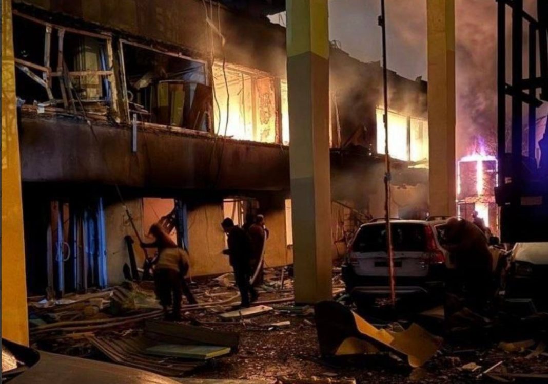 Пошкоджена портова інфраструктура Одеси