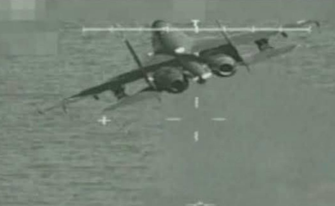 Російський Су-30СМ над Балтійським морем