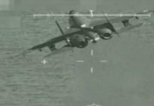 Russian Su-30SM over the Baltic Sea