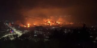 Fire in Tuapse port after drone attack