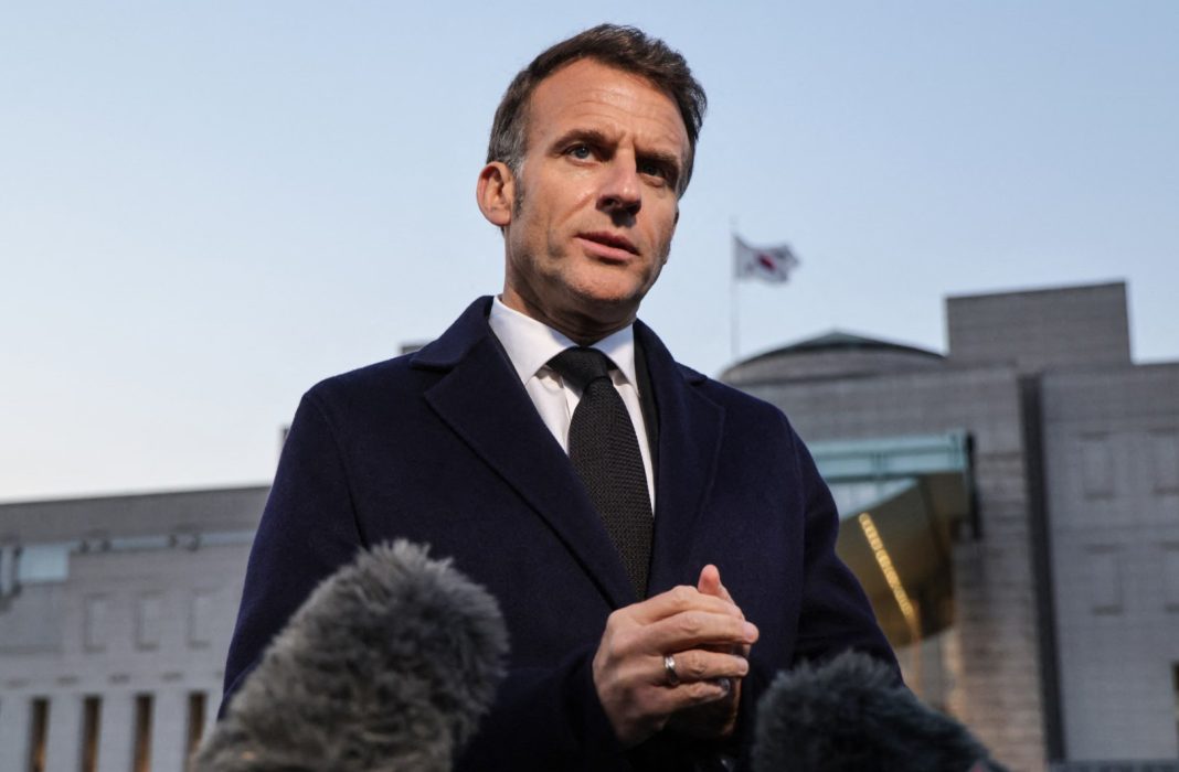 Emmanuel Macron in Seoul