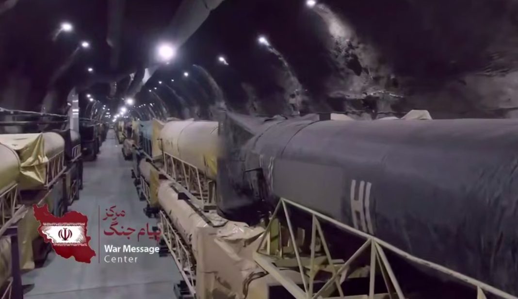 Підземні тунелі Ірану з ракетами