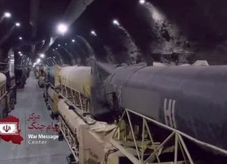 Iran's underground tunnels with missiles