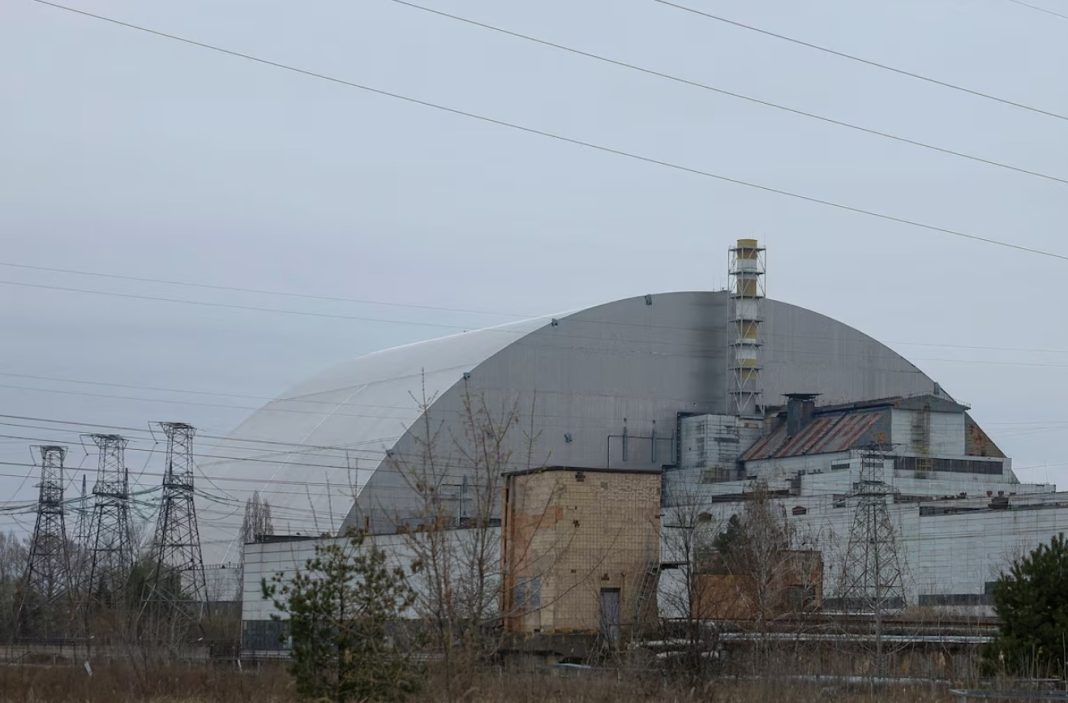 Missiles flew near the Chernobyl nuclear power plant