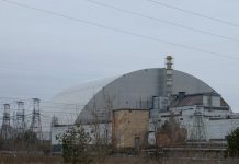 Missiles flew near the Chernobyl nuclear power plant
