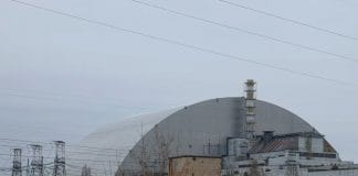 Missiles flew near the Chernobyl nuclear power plant