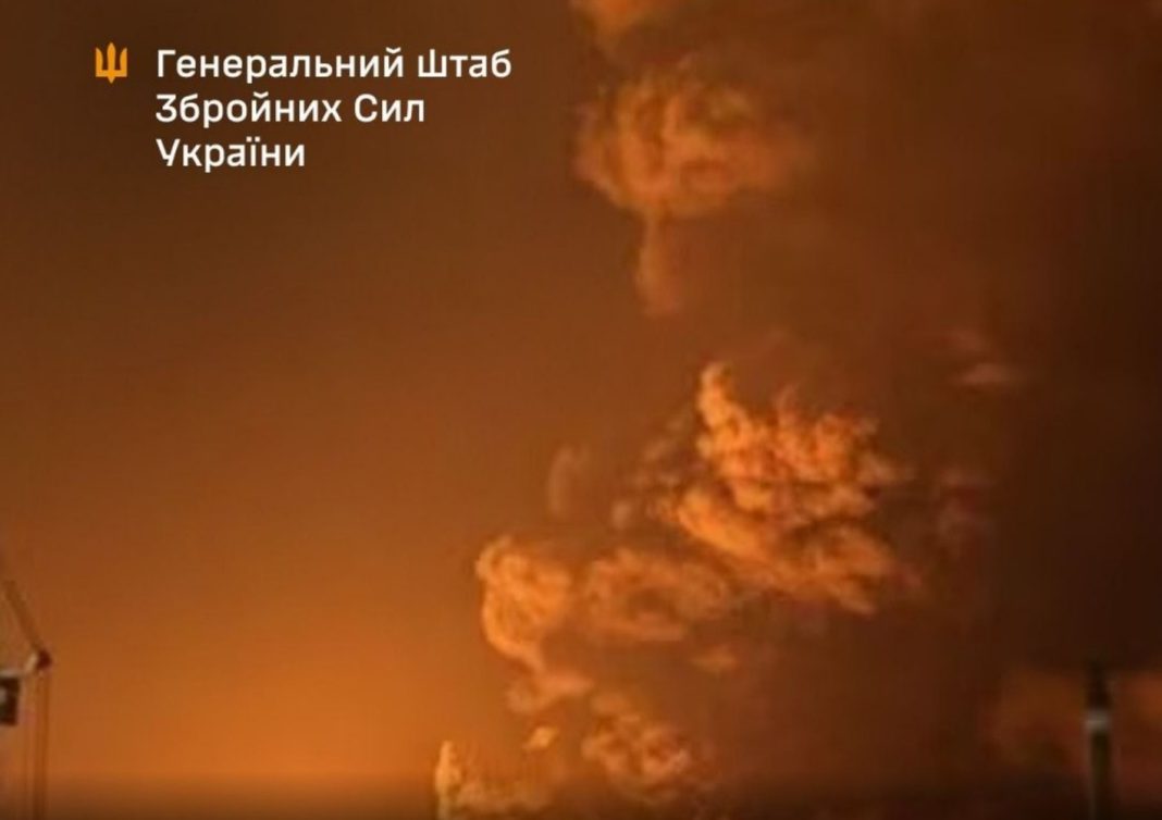 Ukrainian defence forces strike back