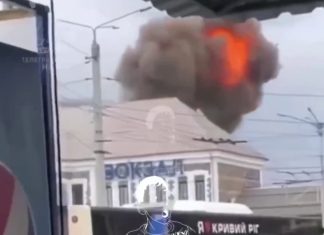 Kryvyi Rih railway station damaged