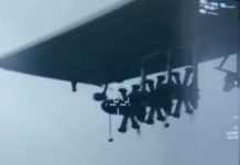 An-28 launches an interceptor drone