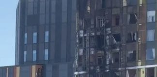Пошкоджений дронами будинок у Чєлябінську