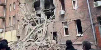 Пошкоджений житловий будинок у Дніпрі