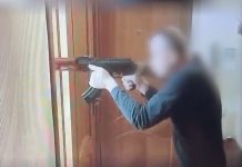 Footage from the attacker's phone