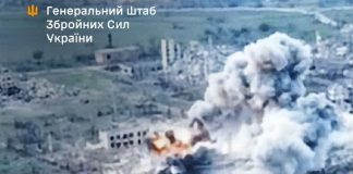 Удар по складу боєприпасів на сході