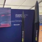 Ukrainian ballistic missile FP-9 presented in Rzeszow