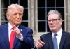 Кір Стармер і Дональд Трамп