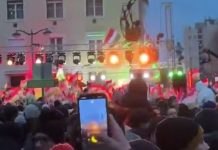 Угорці скандували «Ruszkik haza» на мітингу Орбана Мітинг Орбана, гасло «Ruszkik haza»