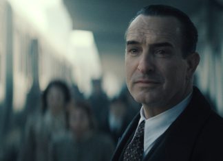 The premiere of the film Rays and Shadows caused a stir Jean Dujardin in the film Rays and Shadows"