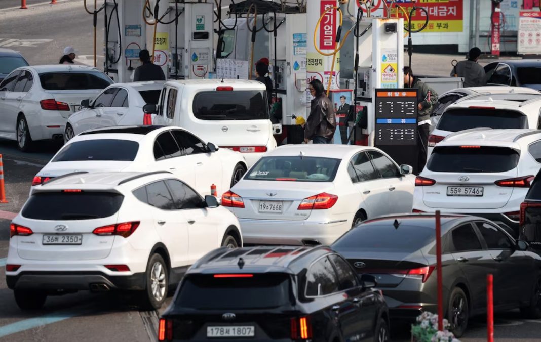 South Korea petrol station
