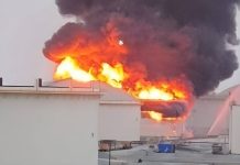 Іран завдав ударів по нафтовим об’єктам Кувейту і Бахрейну Пожежа після удару Ірану