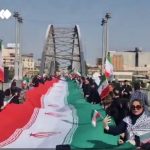 Iranians form human chains to protect facilities