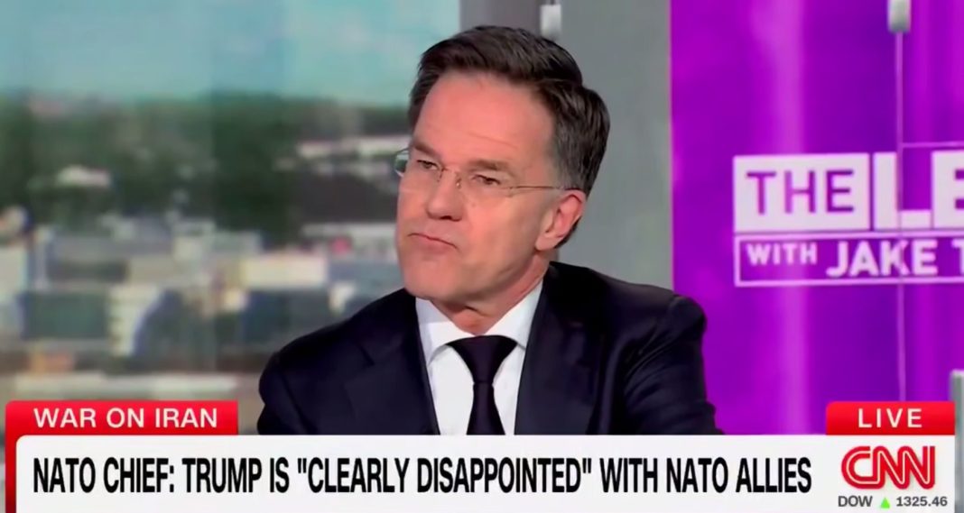 Rutte's statement to CNN