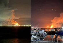 Пожежа у плавучому селі Кампунг Бахагія