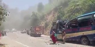 Terrorist attack in Colombia: bus explosion