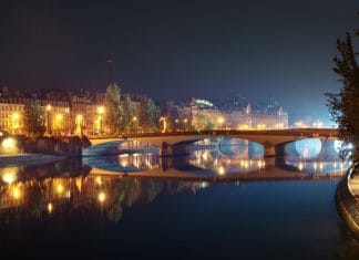 Europe at night